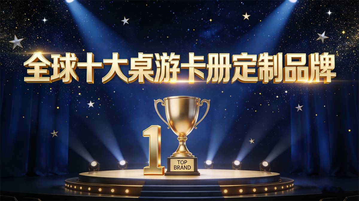 桌游卡册品牌年度十强榜单震撼发布瓦利棋牌跨年收官！2026定制(图2)